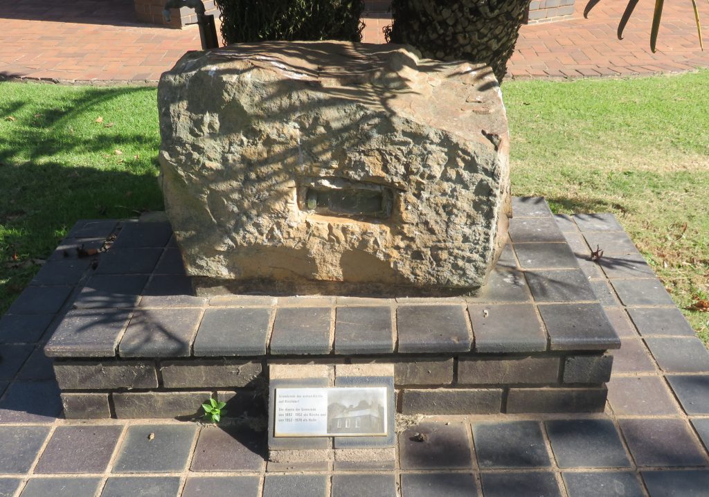 Wartburg Kirchdorf old church foundation